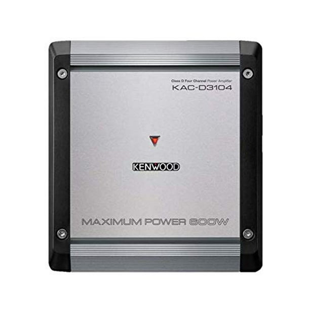 Kenwood KAC-D3104 4 Channel 600 Watts Max Power Amplifier Kenwood KAC-D3104 4 Channel 600 Watts Max Power Amplifier
